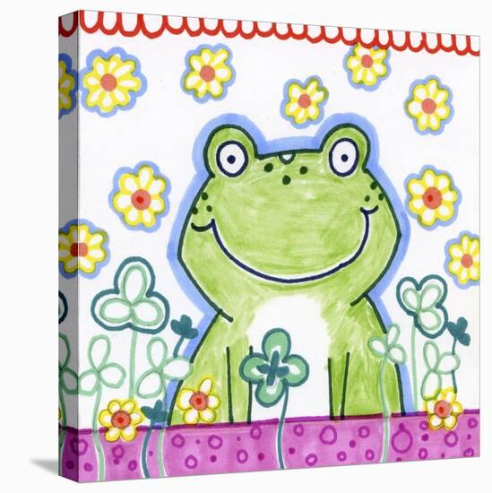 Frog In Clover-Valarie Wade-Premier Image Canvas