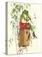 Frog Playing Flute-null-Stretched Canvas