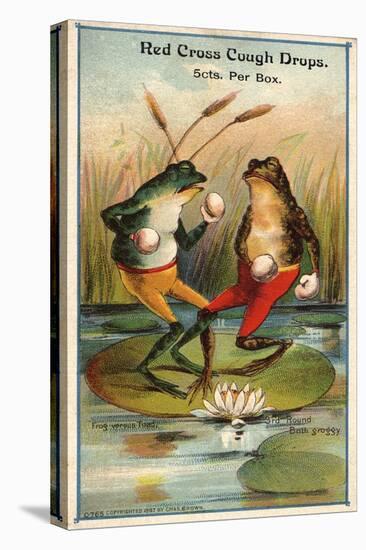 Frog Versus Toad Red Cross Cough Drops Advertisement-null-Premier Image Canvas