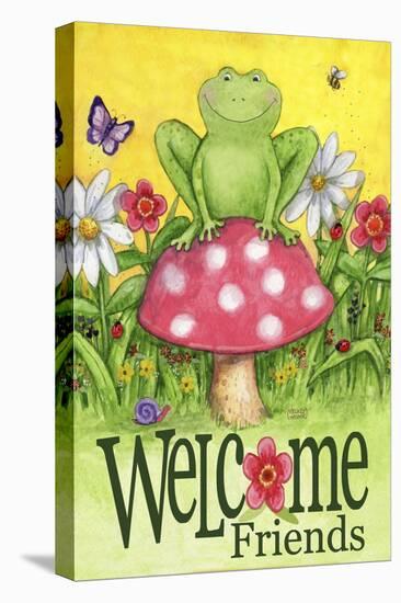 Frog Welcome Friends-Melinda Hipsher-Premier Image Canvas