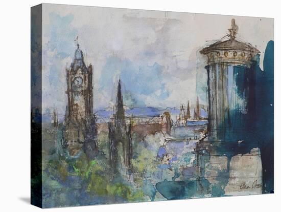 From Calton Hill, Edinburgh-Ann Oram-Premier Image Canvas