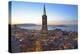 From Hotel Mandarin Oriental Towards Transamerica Pyramid and Coit Tower, San Francisco, California-Christian Heeb-Premier Image Canvas