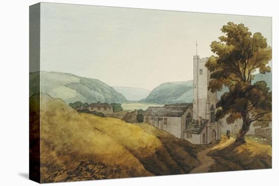 From the Churchyard at Dulverton, Somerset, 1800-John White Abbott-Premier Image Canvas