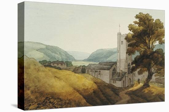 From the Churchyard at Dulverton, Somerset, 1800-John White Abbott-Premier Image Canvas