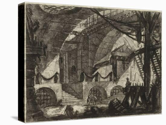 From the Series the Imaginary Prisons (Le Carceri D'invenzione) Par Piranesi, Giovanni Battista (17-Giovanni Battista Piranesi-Premier Image Canvas