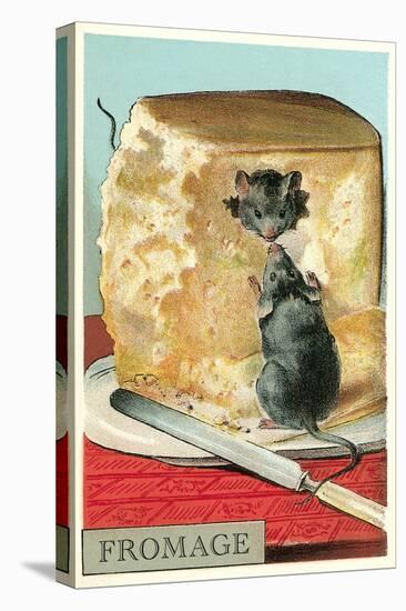 Fromage, Mice in Cheese-null-Stretched Canvas