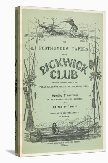 Front Cover of the First Issue of the Pickwick Papers-Robert Seymour-Stretched Canvas