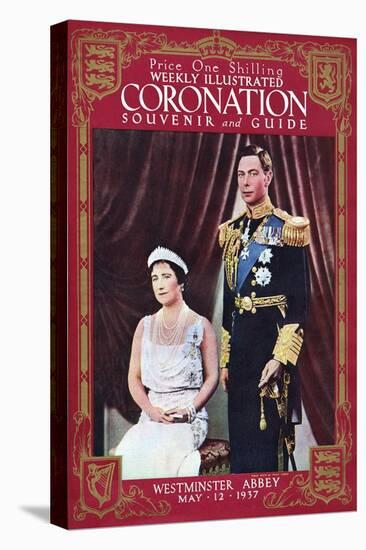 Front Cover of Weekly Illustrated Magazine - Coronation Souvenir Guide-null-Stretched Canvas