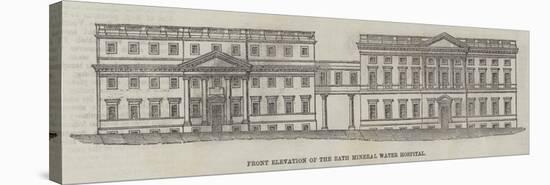 Front Elevation of the Bath Mineral Water Hospital-null-Premier Image Canvas