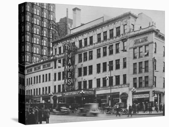 Front elevation, the James Theatre, Columbus, Ohio, 1925-null-Premier Image Canvas