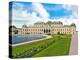 Front Facade of Schloss Schonbrunn Palace, Vienna, Wein, Austria-Miva Stock-Premier Image Canvas