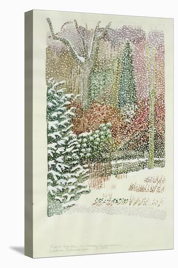 Front Garden in Heavy Snowstorm-Lillian Delevoryas-Premier Image Canvas