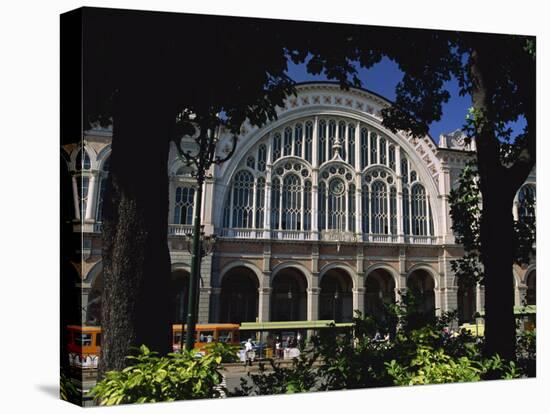 Front of City's Rail Station, Stazione Porta Nova, Turin, Piemonte, Italy, Europe-Maxwell Duncan-Premier Image Canvas