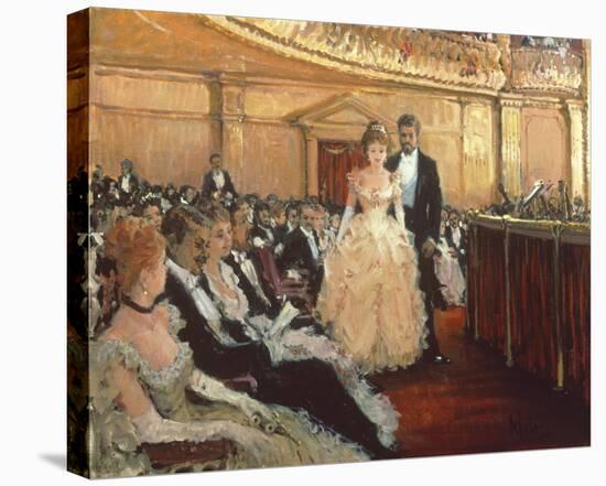 Front Row Centre-Alan Maley-Stretched Canvas