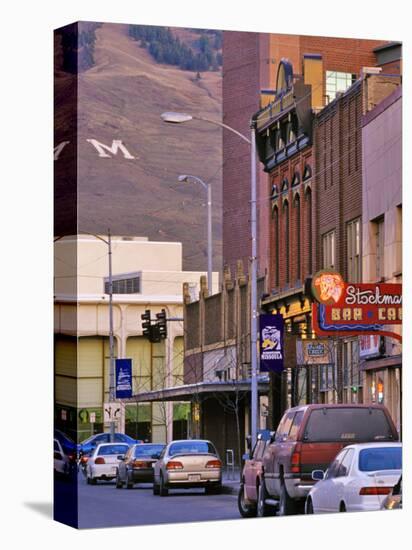 Front Street, Missoula, Montana-Chuck Haney-Premier Image Canvas