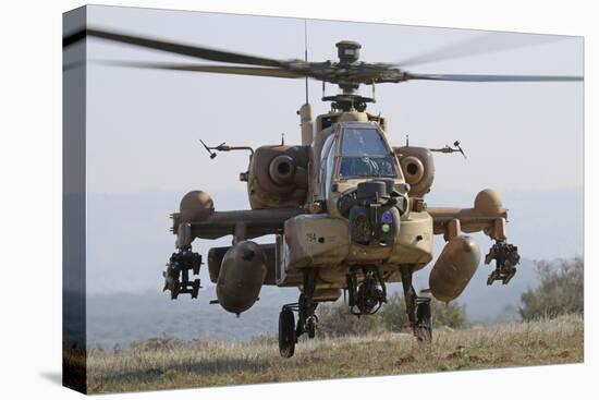 Front View of an Ah-64D Saraf Helicopter of the Israeli Air Force-Stocktrek Images-Premier Image Canvas