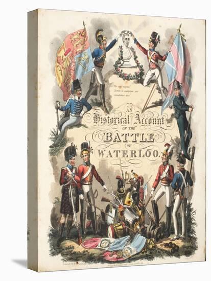 Frontispiece, 'An Historical Account of the Battle of Waterloo' by William Mudford, Engraved by…-George Cruikshank-Premier Image Canvas