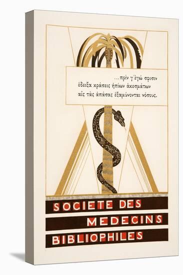 Frontispiece: Societe Des Medecins Bibliophiles from Eschyle (Aeschyus) Promethee Enchaine, Pub. 19-Francois-Louis Schmied-Premier Image Canvas