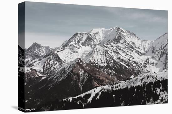 Frosted Mountains-Carina Okula-Stretched Canvas