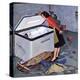 "Frosty in the Freezer", February 21, 1959-John Falter-Premier Image Canvas