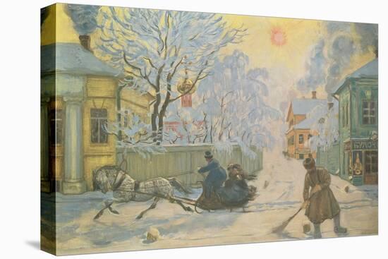 Frosty Morning-Boris Mihajlovic Kustodiev-Premier Image Canvas