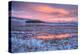 Frosty Sunset at Yellowstone River, Wyoming-Vincent James-Premier Image Canvas