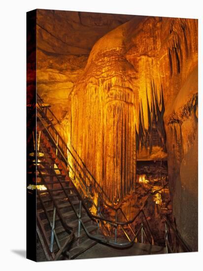 Frozen Niagra Formation, Mammoth Cave National Park, Kentucky, USA-Adam Jones-Premier Image Canvas