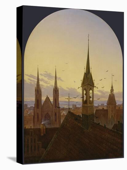 Frühläuten. Um 1840-Carl Gustav Carus-Premier Image Canvas