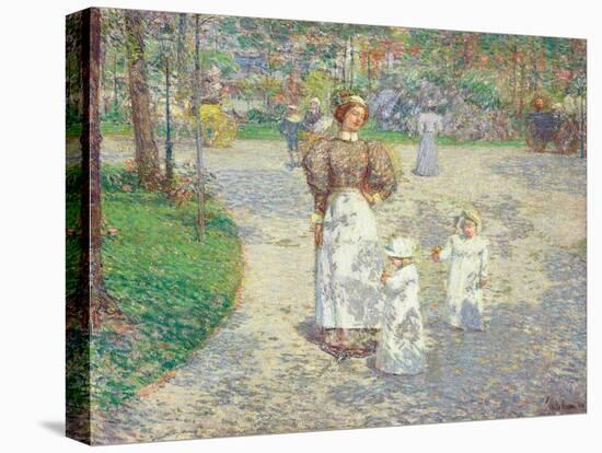 Frühling im Central Park (Spring in Central Park). 1908-Frederick Childe Hassam-Premier Image Canvas