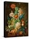 Fruit and Flowers on a Marble Table, 1794-Paul Theodor van Brussel-Premier Image Canvas