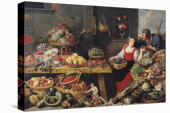 Fruit and Vegetable Market-Frans Snyders-Premier Image Canvas