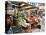 Fruit and Vegetable Stand in the Central Market, Mazatlan, Mexico-Charles Sleicher-Premier Image Canvas