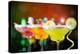 Fruit Cocktails On Black Background-Kesu01-Premier Image Canvas