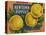 Fruit Crate Labels: Newtown Pippins; Davidson Fruit Company-null-Stretched Canvas