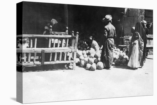 Fruit Stall, Baghdad, Mesopotamia, Wwi, 1918-null-Premier Image Canvas