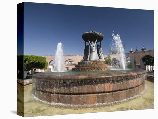 Fuente Las Tarasca, a Famous Fountain, Morelia, Michoacan, Mexico, North America-Richard Maschmeyer-Premier Image Canvas