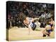 Fukuoka Sumo Competition, Entering the Ring Ceremony, Kyushu Basho, Fukuoka City, Kyushu, Japan-Christian Kober-Premier Image Canvas