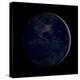 Full Earth at Night Showing City Lights of the Americas-Stocktrek Images-Premier Image Canvas