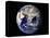 Full Earth Showing Europe and Asia (With Stars)-Stocktrek Images-Premier Image Canvas