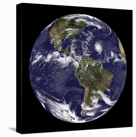 Full Earth Showing North America and South America-null-Premier Image Canvas