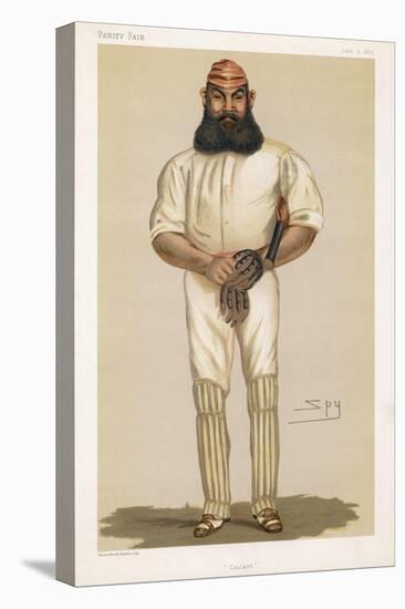 Full Length Illustration of W G Grace-Spy (Leslie M. Ward)-Premier Image Canvas