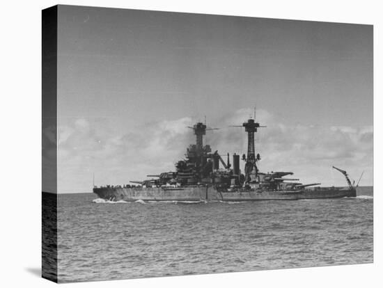 Full Length View of Battleship "Tennessee"-Peter Stackpole-Premier Image Canvas