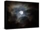 Full Moon and Passing Clouds at Night-Adam Jones-Premier Image Canvas
