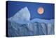 Full Moon over an Iceberg at Dusk, Saqqaq, Disko Bay, Greenland, September 2009-Jensen-Premier Image Canvas