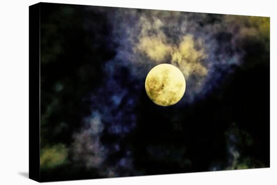 Full moon over Bali, Indonesia, Southeast Asia-Greg Johnston-Premier Image Canvas
