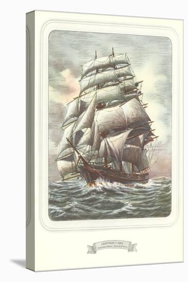 Full-Rigged Clipper Ship-null-Stretched Canvas