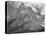 Full View Of Mountain "Going-To-The-Sun Mountain Glacier National Park" Montana. 1933-1942-Ansel Adams-Stretched Canvas