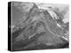 Full View Of Mountain "Going-To-The-Sun Mountain Glacier National Park" Montana. 1933-1942-Ansel Adams-Stretched Canvas