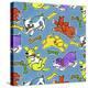 Fun Dogs Repeat-Geraldine Aikman-Premier Image Canvas