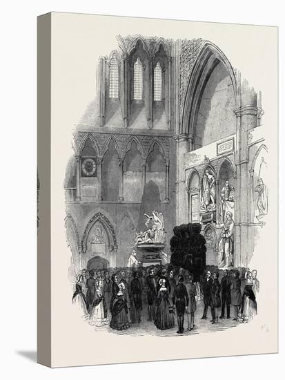 Funeral of Campbell, the Poet, in Westminster Abbey, on Wednesday Last-null-Premier Image Canvas